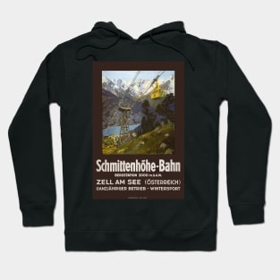 Schmittenhöhe-Bahn Austria Vintage Poster 1930 Hoodie